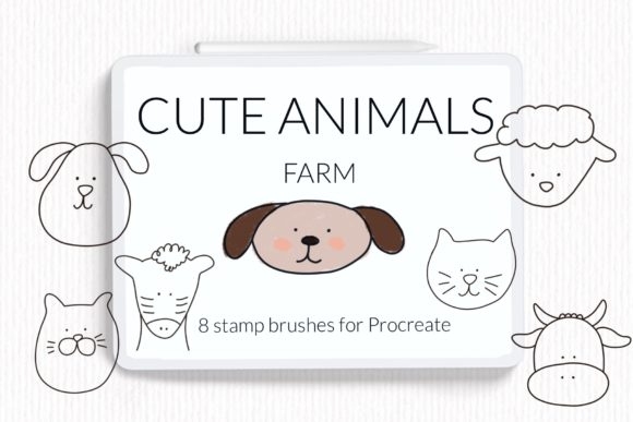 Cute Farm Home Animals Procreate Stamps: A Complete Guide for Digital Artists and Educators