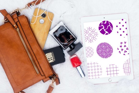 Mastering Modern Design with 15 Geometric Patterns Brush Stamps V4