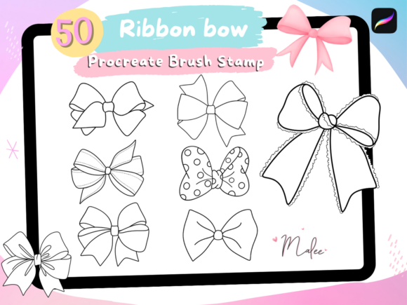 Mastering the Ribbon Bow Procreate Brush Stamp for Flawless Digital Design