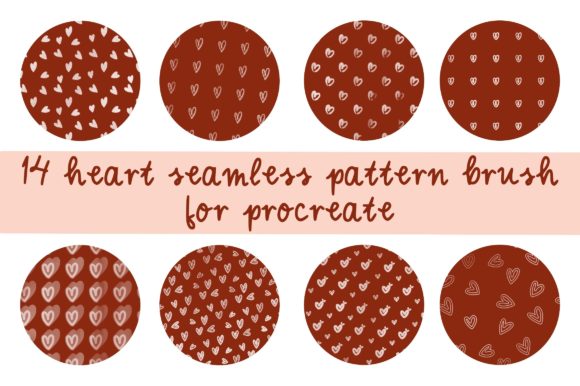 Strategic Design with the Seamless Pattern Heart Brush in Procreate