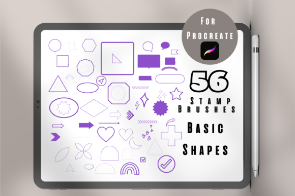 Streamlining Digital Design: The Strategic Value of Procreate Shapes Stamps and Brush Sets