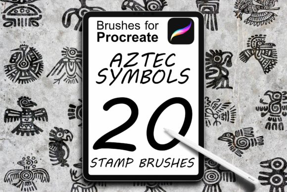 Unlocking Ancient Aesthetics: A Guide to Using 20 Aztec Stamp Symbols for Procreate