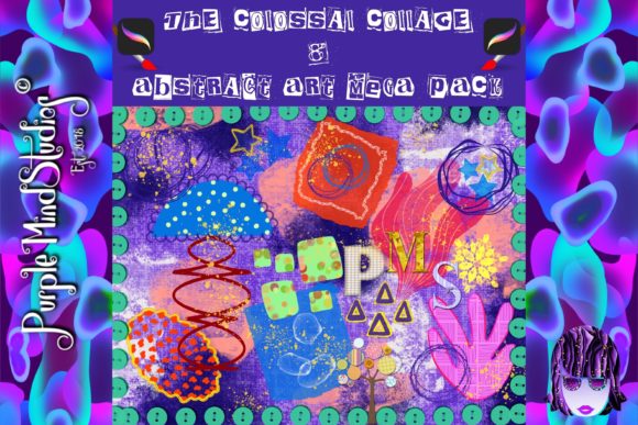 Unlocking Creative Potential with Colossal Collage Abstract Art MEGA