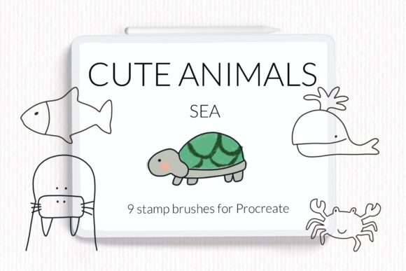 Unlocking Creative Potential with Sea Animals Doodle Procreate Stamps